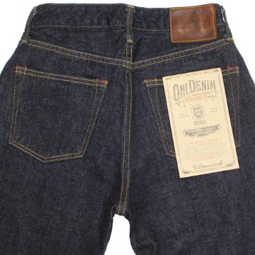 鬼デニム14ozレディースジーンズの画像