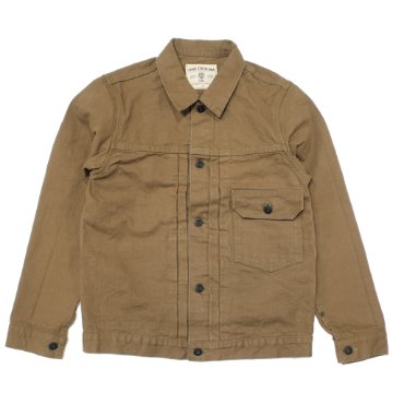 鬼デニム13oz硫化ヘビーオックス1stタイプGジャン｢01507L-HOX-BRK｣の画像