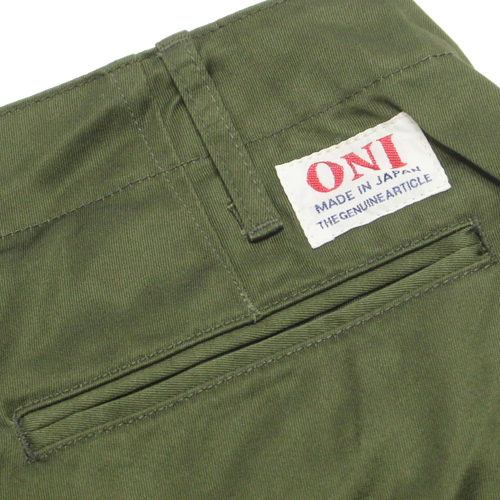 鬼デニムウエポントラウザー(オリーブグリーン)｢747WP-ODG」の画像
