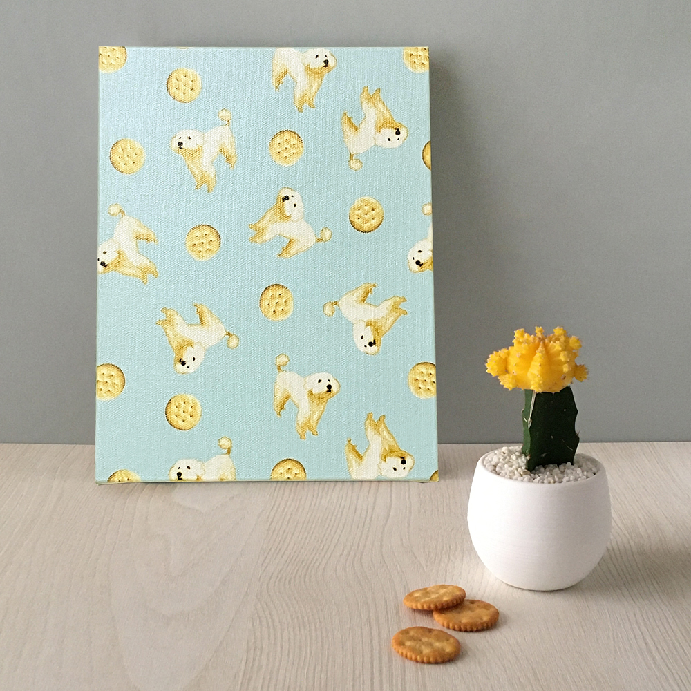 キャンバスプリントパネル ペットのデザイン ※デザインと一緒にご注文ください。の画像
