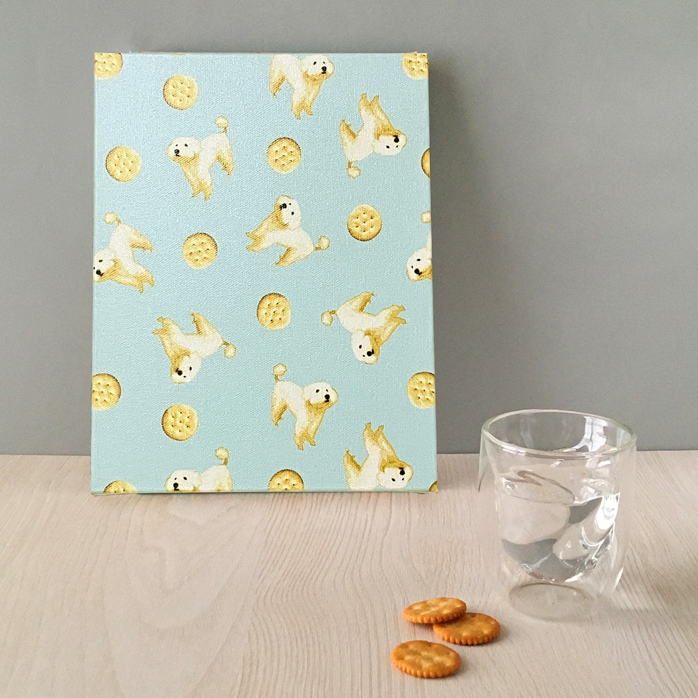 キャンバスプリントパネル ペットのデザイン ※デザインと一緒にご注文ください。の画像