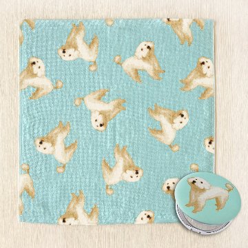 【セット商品】デザイン+ハンドタオル+コンパクトミラーの画像