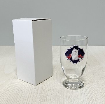 【セット商品】デザインワンポイント+台付きグラス320(アデリアレトロ)画像