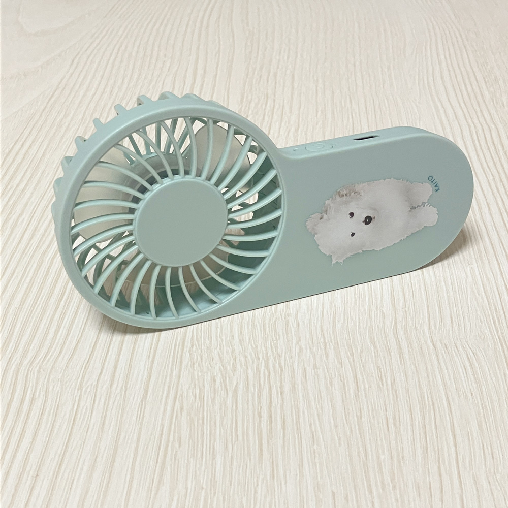 【セット商品】デザイン+コンパクトUSBハンディファン（フック付き）の画像