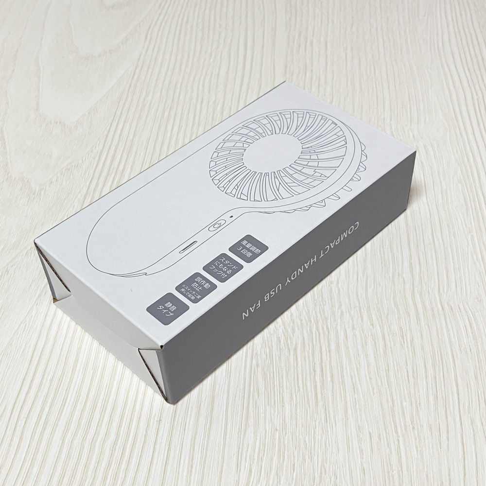 【セット商品】デザイン+コンパクトUSBハンディファン（フック付き）の画像
