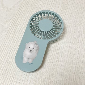【セット商品】デザイン+コンパクトUSBハンディファン（フック付き）の画像