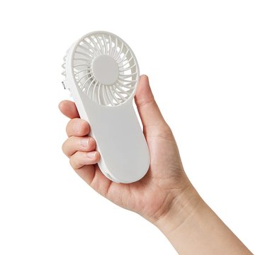 【セット商品】デザイン+コンパクトUSBハンディファン（フック付き）の画像