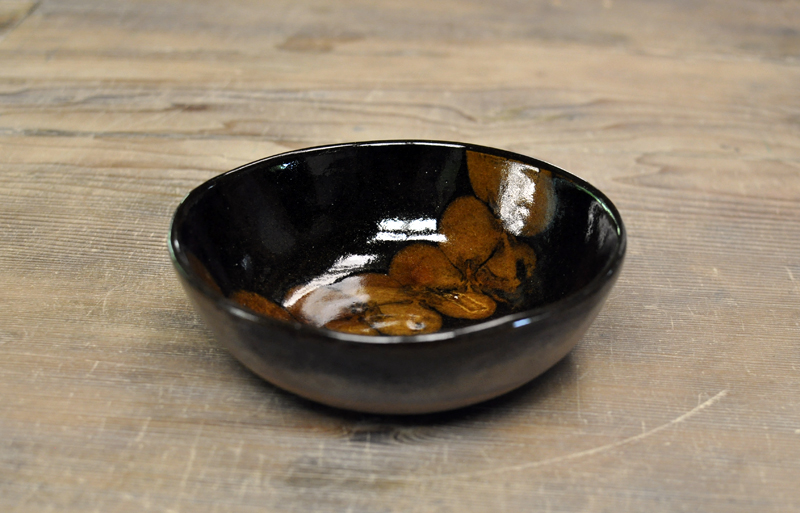 【訳あり】スリップウェア　マルチボウル（飴花つなぎ線）の画像