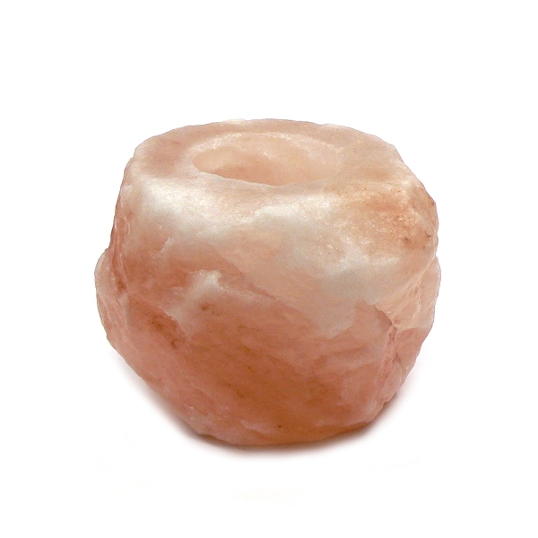ヒマラヤ岩塩  ピンクソルト  ナチュラル型 キャンドルホルダー（洗浄済）31画像