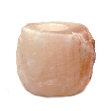 ヒマラヤ岩塩  ピンクソルト  ナチュラル型 キャンドルホルダー（洗浄済）34画像