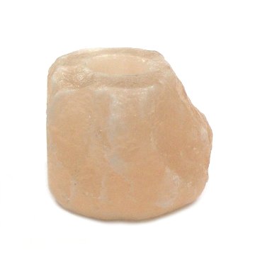 ヒマラヤ岩塩  ピンクソルト  ナチュラル型 キャンドルホルダー（洗浄済）35画像