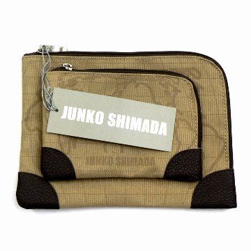 JUNKO SHIMADA　ポーチ（ワールドマップ柄）画像