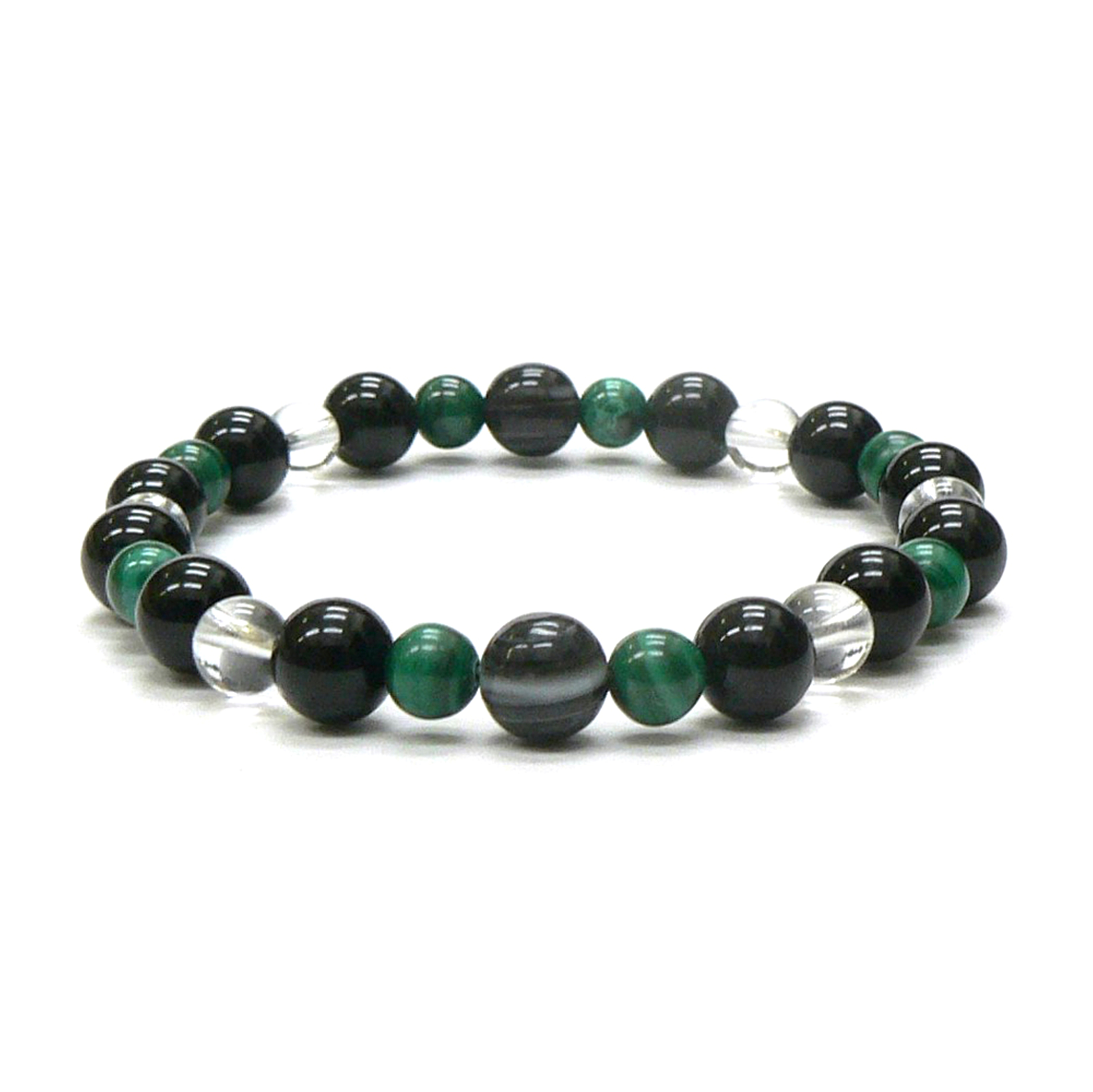  厄除け 魔除け 天然石 ブレスレット 09 (18cm) パワーストーン  の画像