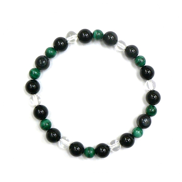  厄除け 魔除け 天然石 ブレスレット 09 (18cm) パワーストーン  の画像