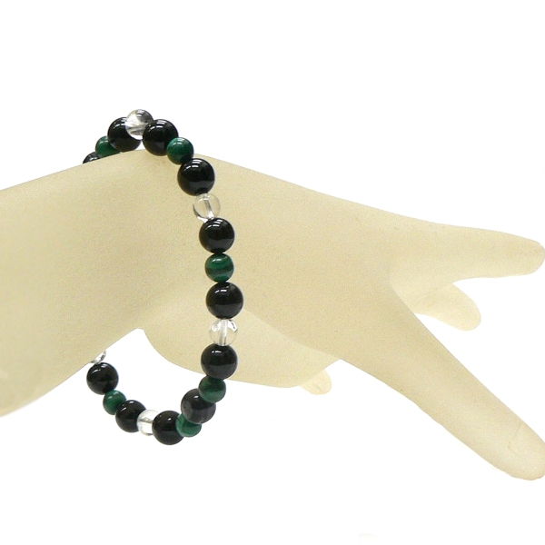  厄除け 魔除け 天然石 ブレスレット 09 (18cm) パワーストーン  の画像