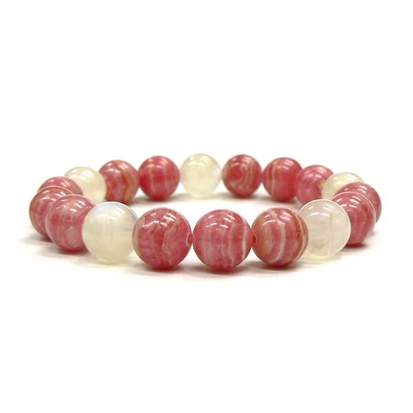 天然石 インカローズ  ブレスレット  (15.5cm) 804  の画像