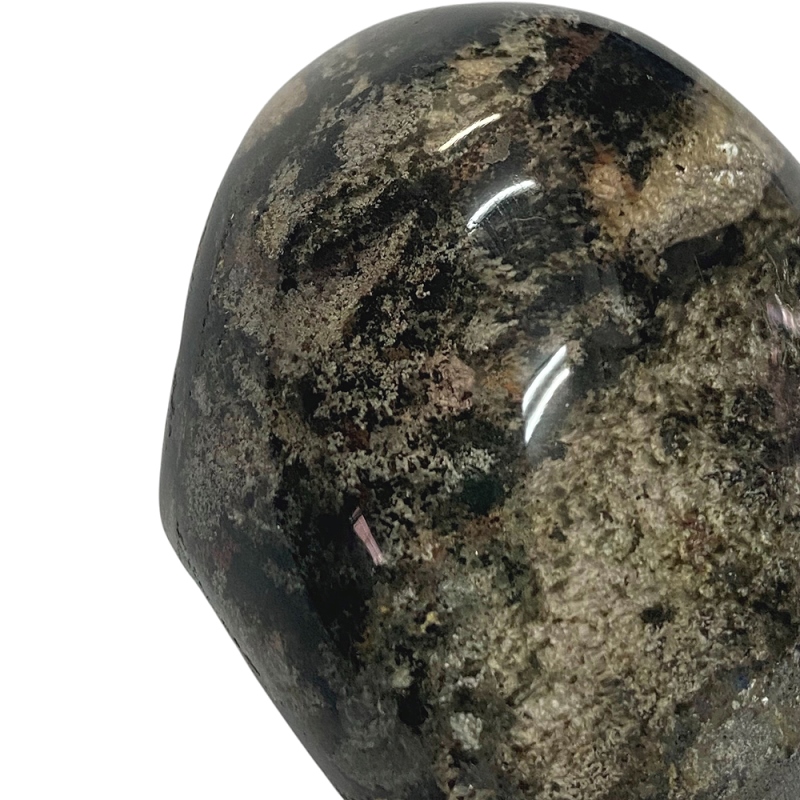 天然石  レインボー入り ガーデン水晶 庭園水晶 原石（1401）の画像