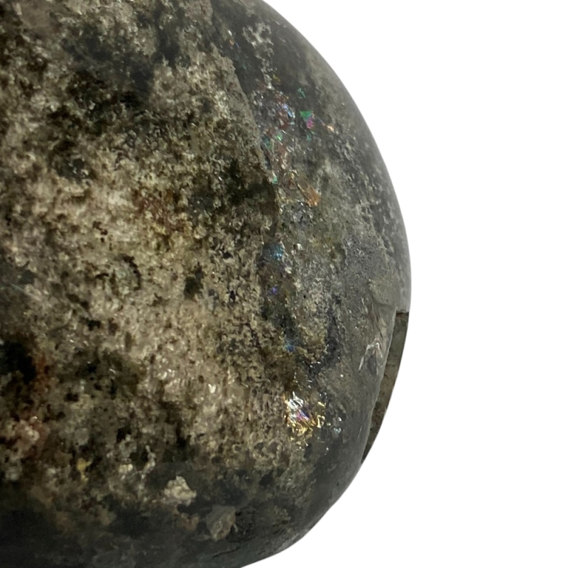 天然石  レインボー入り ガーデン水晶 庭園水晶 原石（1401）の画像