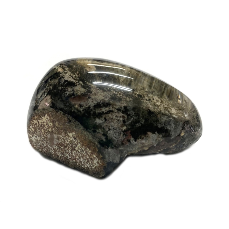天然石  レインボー入り ガーデン水晶 庭園水晶 原石（1401）の画像