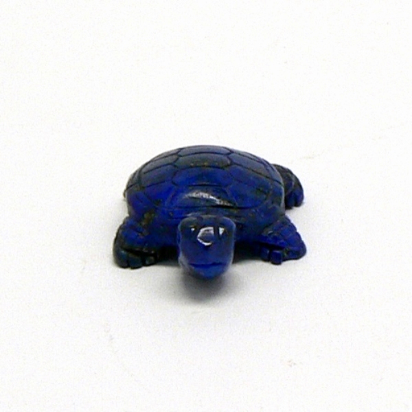 天然石  ラピスラズリ  亀の置物　画像