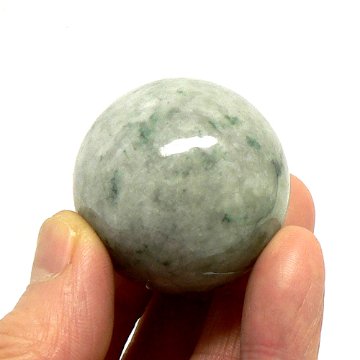 天然石  翡翠 ジェダイド 丸玉 4cm（03） 画像