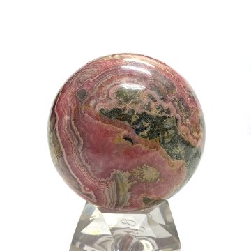 天然石 インカローズ ロードクロサイト 丸玉（9.5cm）893画像