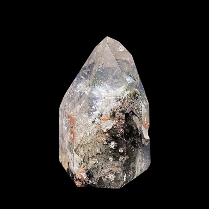 天然石  レインボー入り  ガーデン水晶  六角柱（1201）の画像