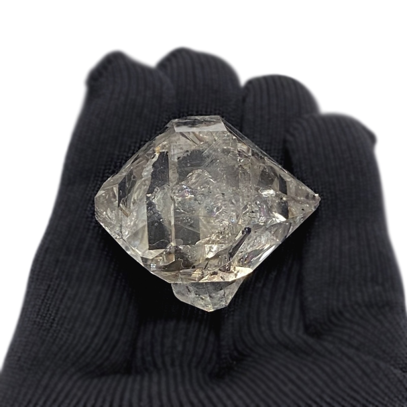 天然石 虹入り ハーキマー水晶 ハーキマーダイヤモンド 原石  (1201)の画像