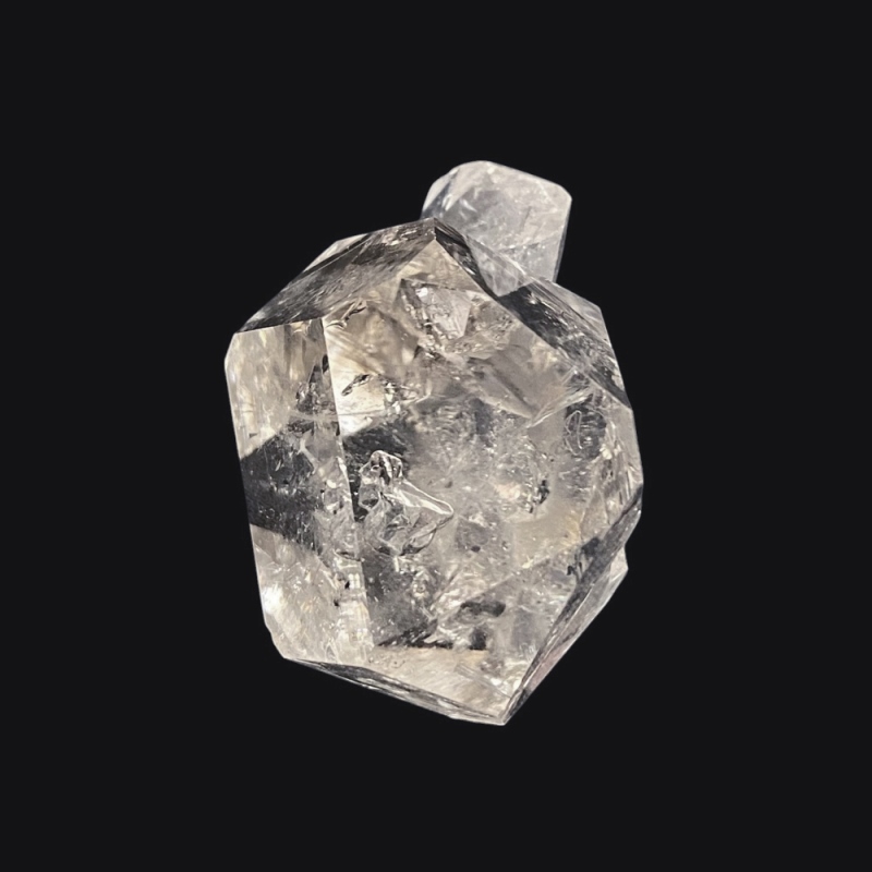天然石 虹入り ハーキマー水晶 ハーキマーダイヤモンド 原石  (1201)の画像