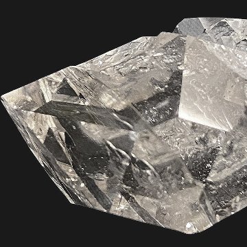 天然石 虹入り ハーキマー水晶 ハーキマーダイヤモンド 原石  (1201)の画像