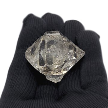 天然石 虹入り ハーキマー水晶 ハーキマーダイヤモンド 原石  (1201)の画像