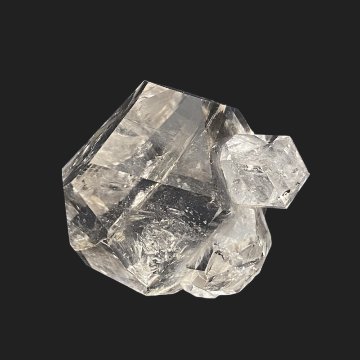 天然石 虹入り ハーキマー水晶 ハーキマーダイヤモンド 原石  (1201)の画像