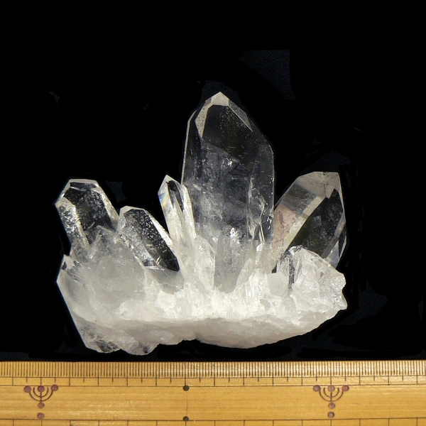天然石 レインボー入り 水晶 クラスター  (901) 水晶原石の画像