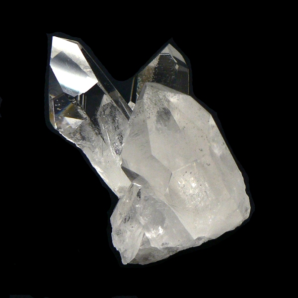 天然石 レインボー入り 水晶 クラスター  (901) 水晶原石の画像