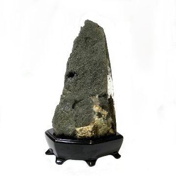 天然石 ガネーシュヒマール産 レインボー水晶 角閃石入り　クラスター　クローライトINクォーツ（901）限定品の画像