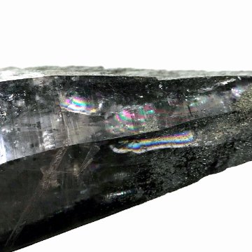 天然石 ガネーシュヒマール産 レインボー水晶 角閃石入り　クラスター　クローライトINクォーツ（901）限定品の画像