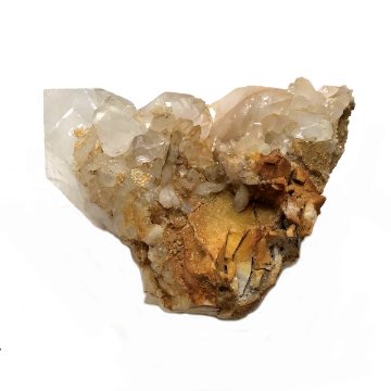 天然石 ヒマラヤ水晶 クラスター 原石（904）水晶原石の画像