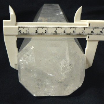 天然石  ヒマラヤ水晶 (クリスタル) レインボー入り六角柱（ポイント）BIGサイズ（01）画像