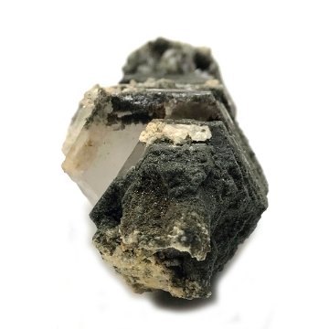 天然石 レインボー入り ガネーシュヒマール産 水晶 クラスター クローライトINクォーツ（915）限定品の画像