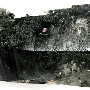 天然石 レインボー入り ガネーシュヒマール産 水晶 クラスター クローライトINクォーツ（915）限定品の画像