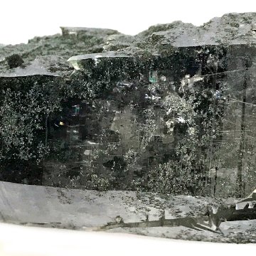 天然石 レインボー入り ガネーシュヒマール産 水晶 クラスター クローライトINクォーツ（915）限定品の画像