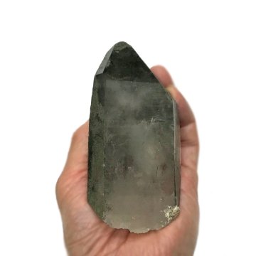 天然石  ガネーシュヒマール産  水晶 クラスター  クローライトINクォーツ  限定品　919の画像