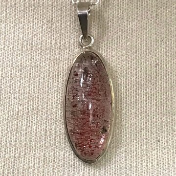 天然石 エレスチャル ペンダント（ネックレス）851 シルバー925の画像