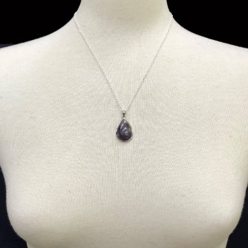 天然石 エレスチャル ペンダント ネックレス（939）シルバー925の画像
