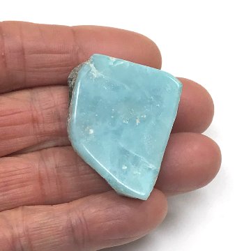 天然石  ラリマー 1面磨き　原石 (11) の画像