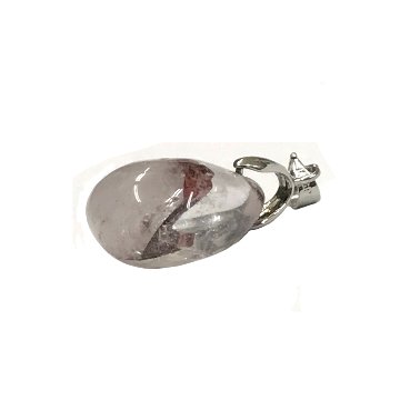 天然石 レッドファントム ペンダント ネックレス (10) シルバー磨き用布付の画像