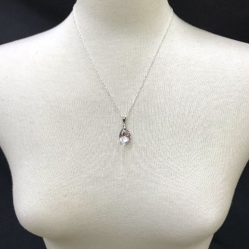 天然石 レッドファントム　ペンダント ネックレス (02) シルバー磨き用布付の画像