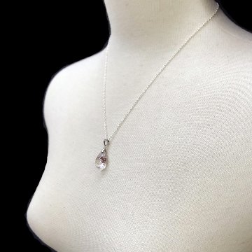 天然石 レッドファントム　ペンダント ネックレス (02) シルバー磨き用布付の画像