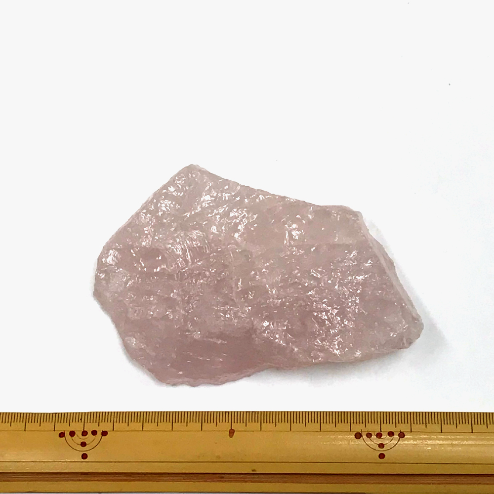 天然石  ローズクォーツ 紅水晶 原石 (2001)の画像