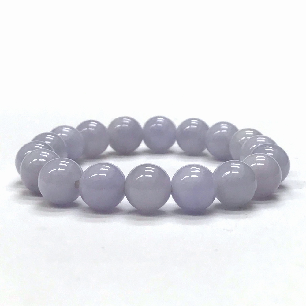 天然石 ラベンダーレピドライト ブレスレット  (15.5cm) 201の画像